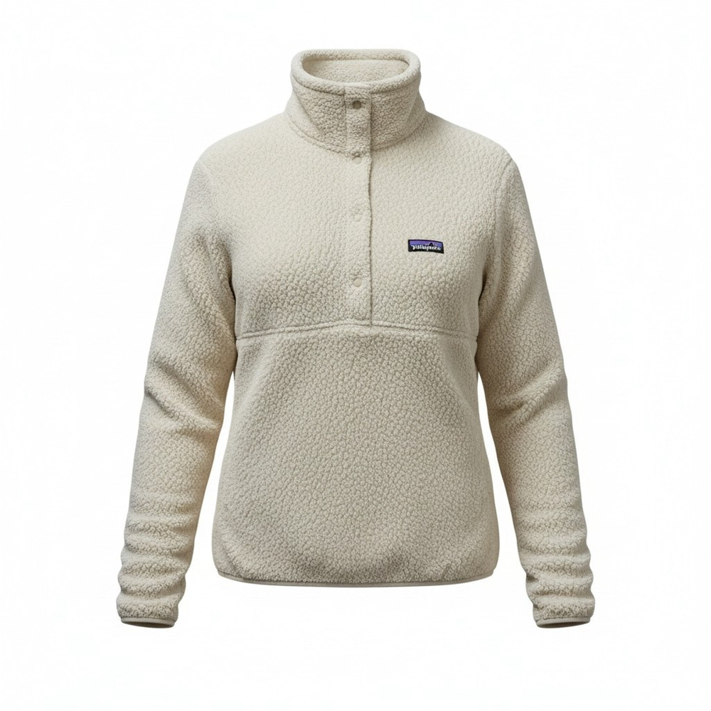 Patagonia Retool Women's Teddy Fleece Long-Sleeves High-Neck Sweatshirt Medium